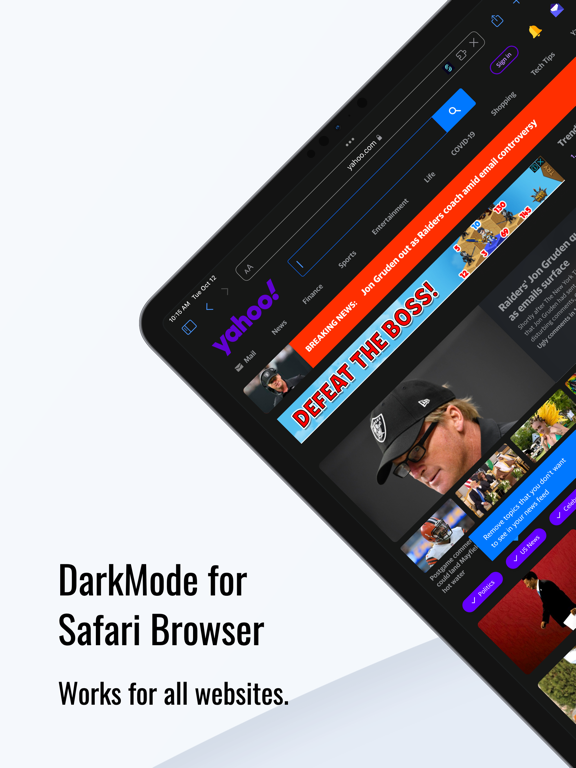 Screenshot #5 pour Dark Mode + For Safari Browser