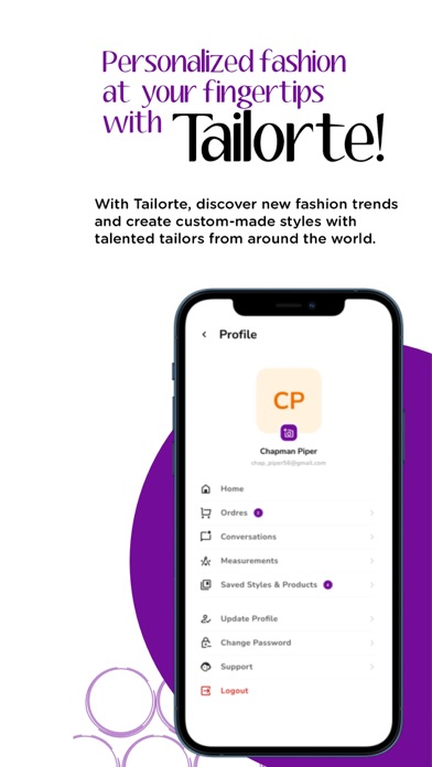 Tailorte Screenshot