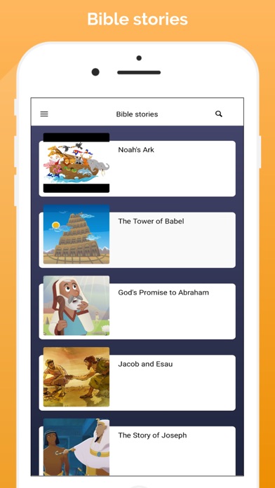 Bible Stories App Screenshot