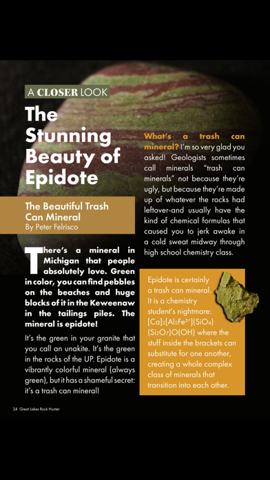 Great Lakes Rock Hunter Mag Screenshot