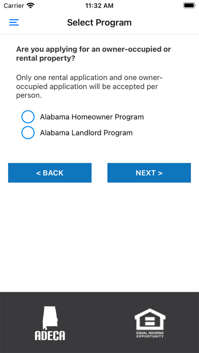 Alabama Home Recovery Screenshot