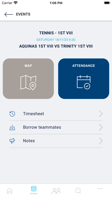 Aquinas Sport & Co-Curricular Screenshot
