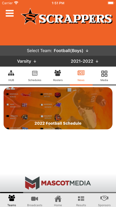 Nashville Scrappers Athletics Screenshot