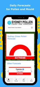 Sydney Pollen Count & Forecast screenshot #1 for iPhone