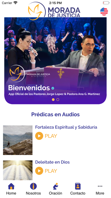 Morada de Justicia Ministries Screenshot
