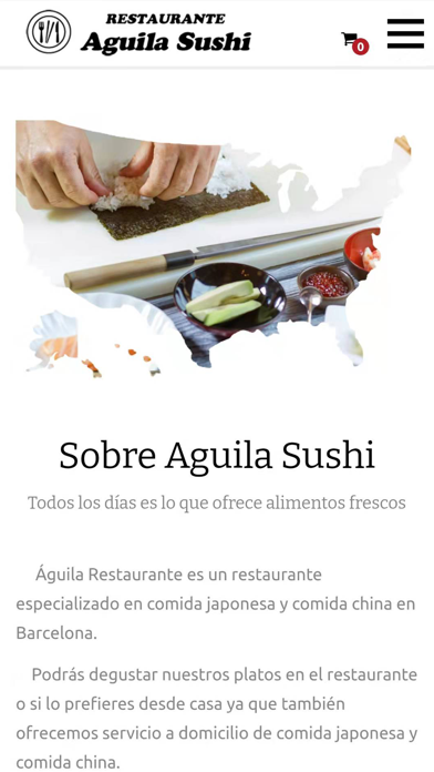 Aguila Restaurante Screenshot