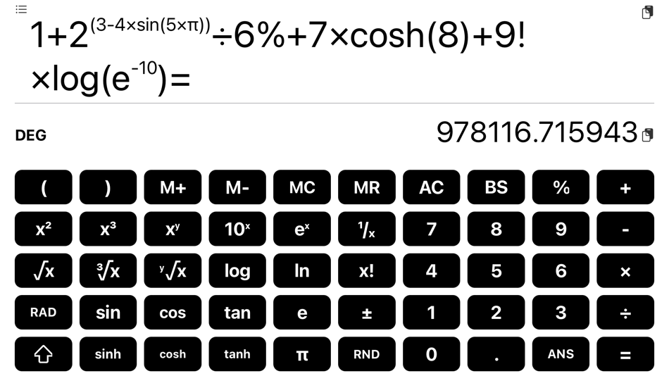 #6. GONGYIXING® Calculator (macOS) 由: Gongyixing (Beijing) Technologies Co.,Ltd