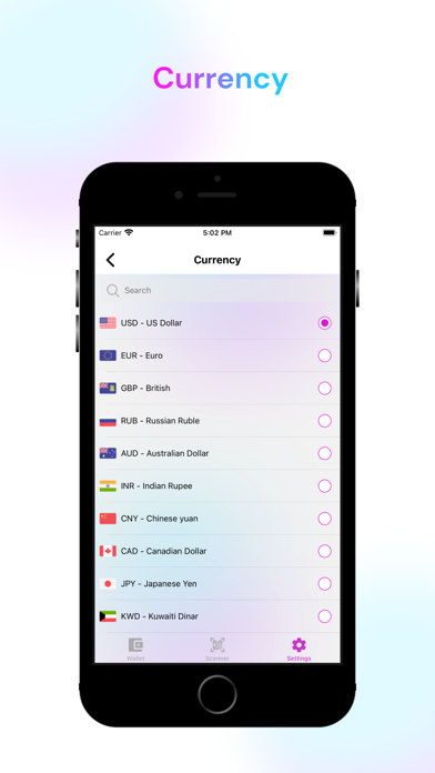 Metatron Wallet Screenshot