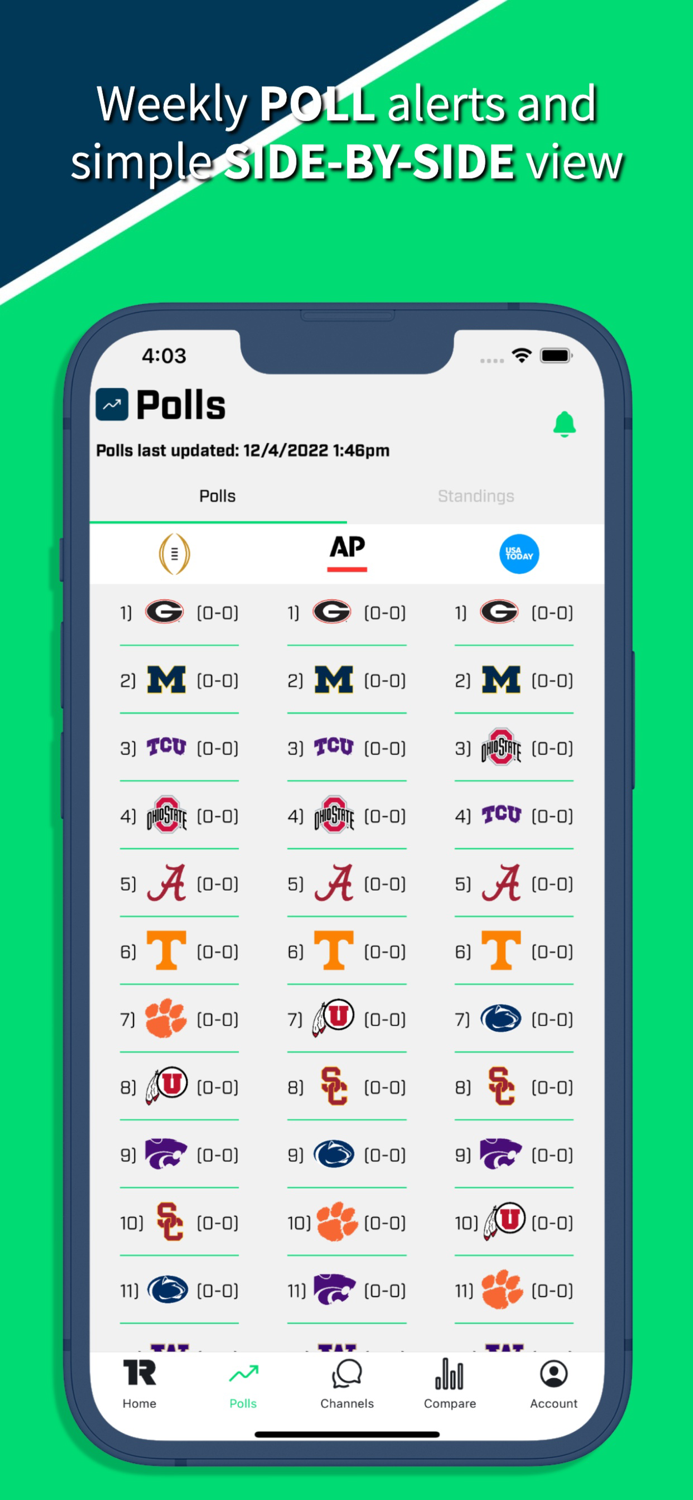 Ranked College Sports
