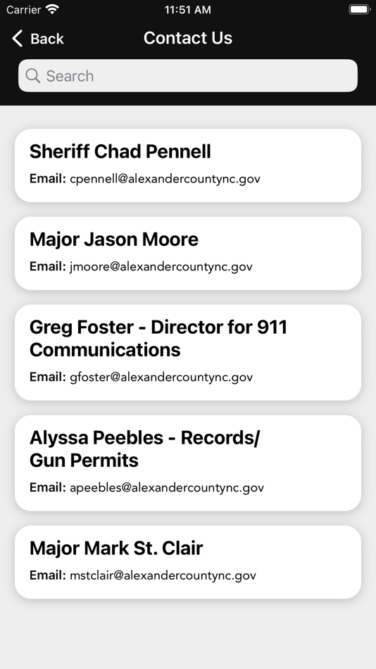 #2. Alexander County Sheriff NC (iOS) Podle: Alexander County Sheriff's Office