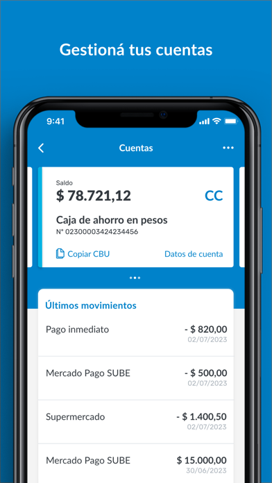 BPN Home Banking Personas Screenshot