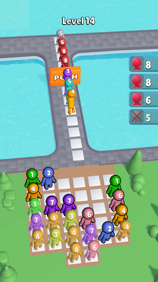 #6. Pusher Merge (iOS) Podle: ZiNKY OYUN YAZILIM ANONiM SiRKETi