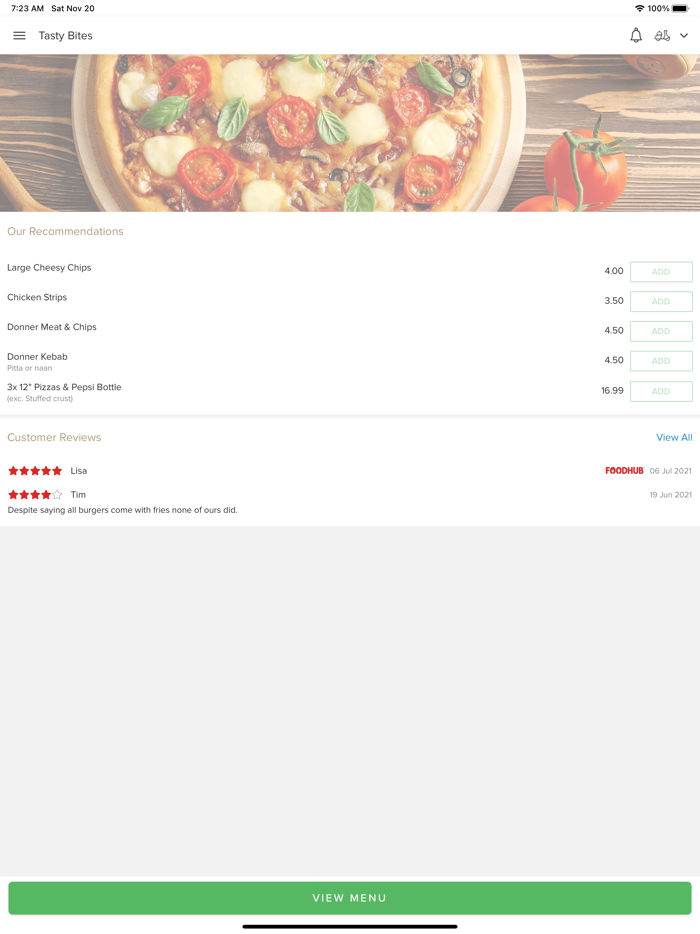 Tasty Bites Buildings