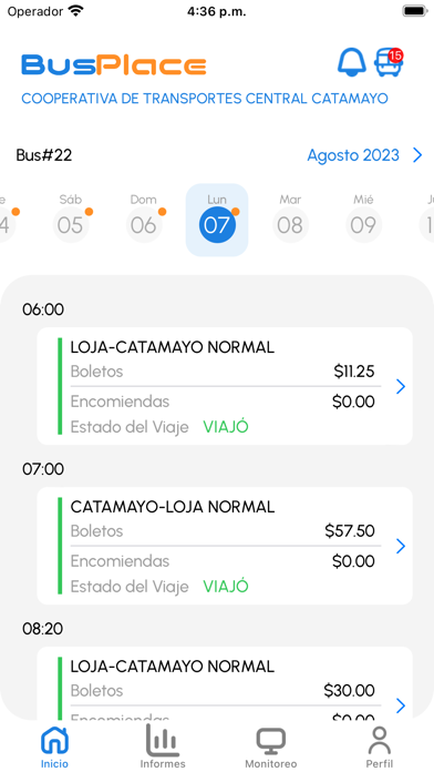 BusPlace Socios Screenshot