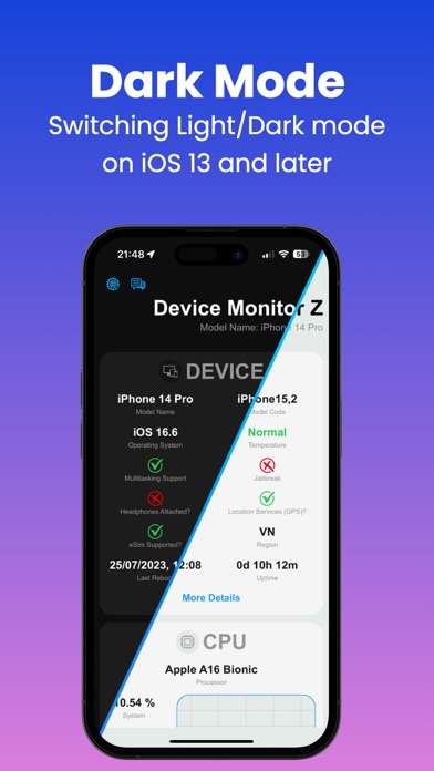 Device Monitor Z: CPU x RAM OSのおすすめ画像10