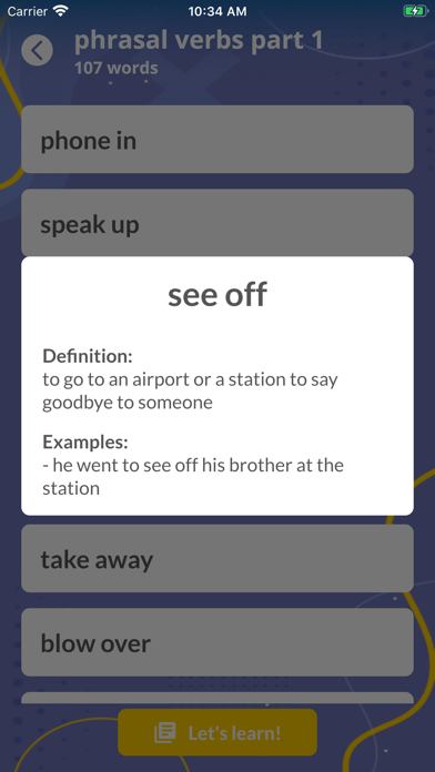 ProVo IELTS Synonym Dictionary Screenshot