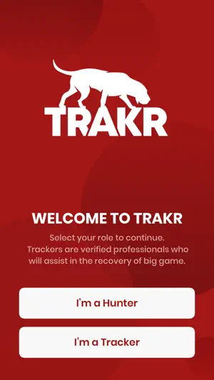 TRAKR app screenshot 1