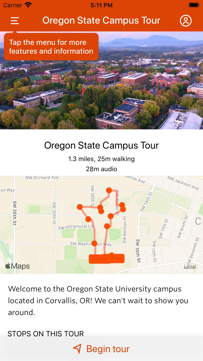 Oregon State Campus Tour