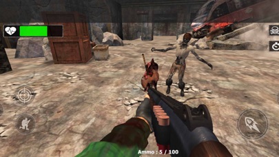 Zombie Shooting Dead War Game Screenshot