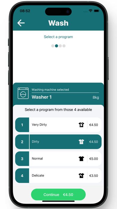 Girbau Sapphire Laundry Pay Screenshot