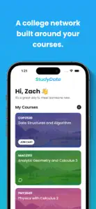 StudyDate - Meet Classmates screenshot #1 for iPhone