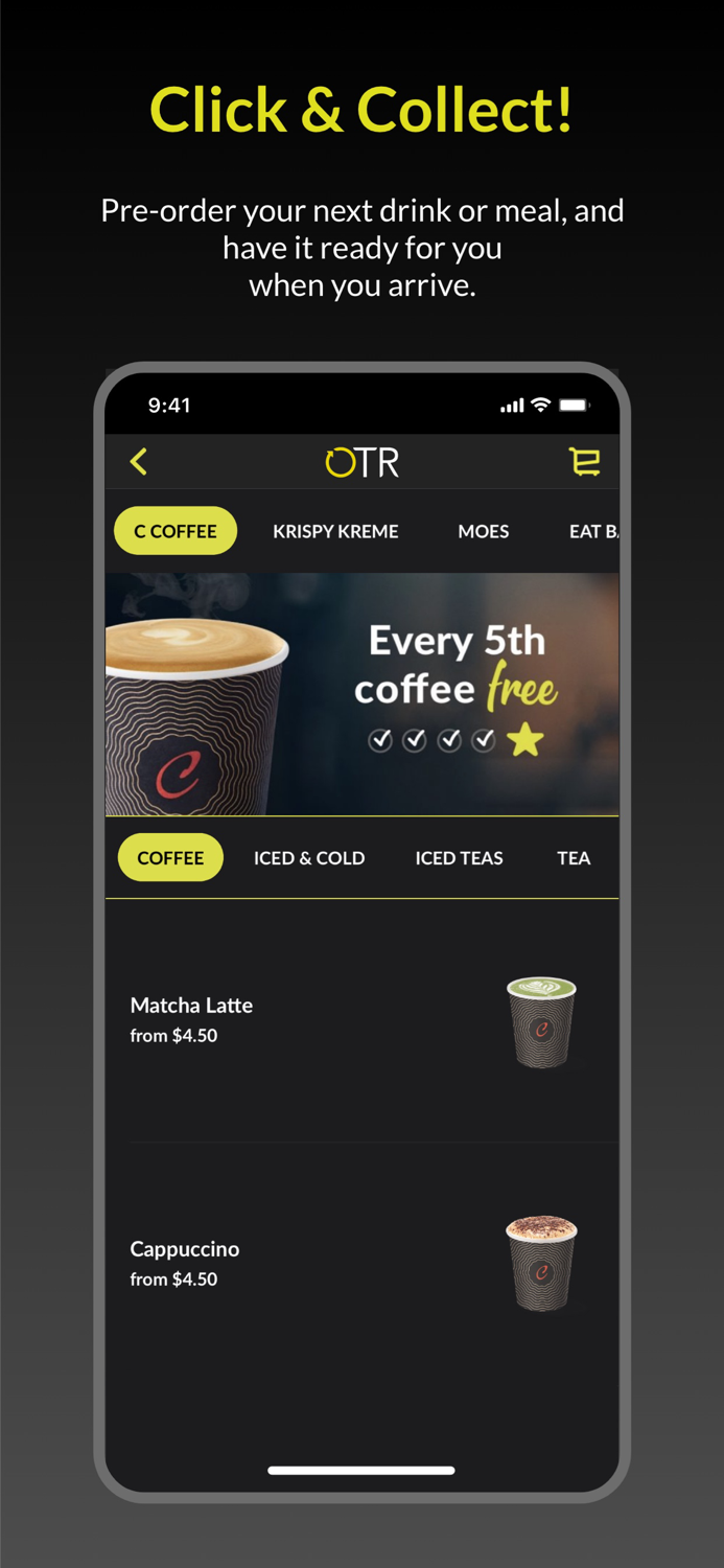 OTR App - Coffee and Fuel Deals