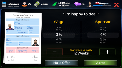 Pro Football Agent Screenshot