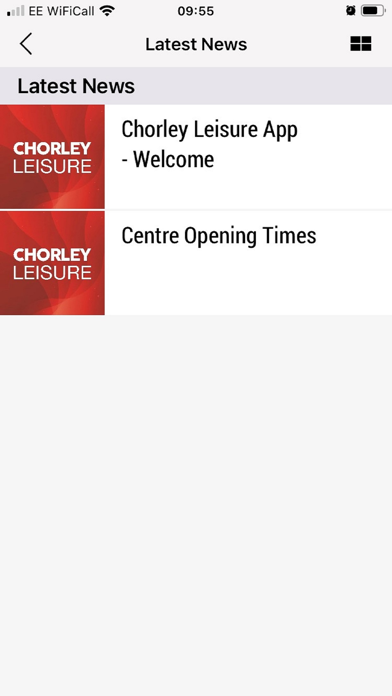 Chorley Leisure Screenshot