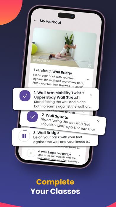 Wall Pilates: Fit Weight Loss Screenshot