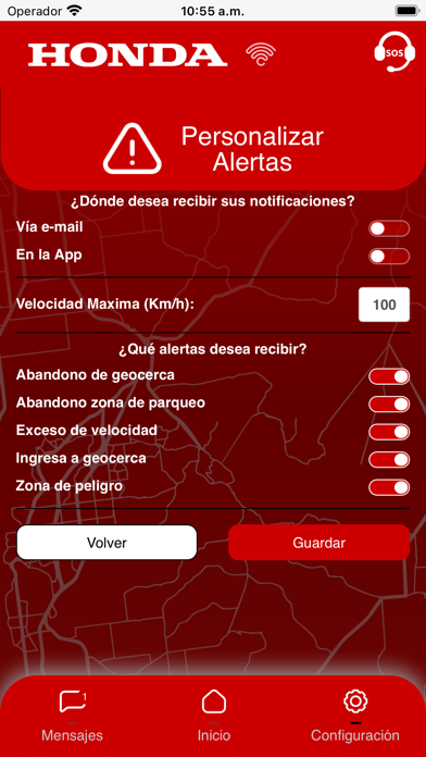 Honda Satelital EC Screenshot