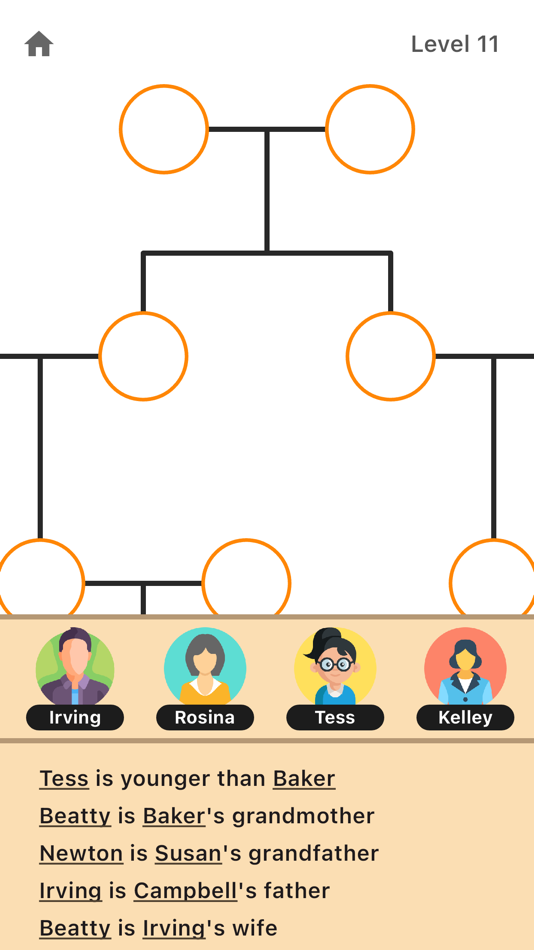 #2. Family Tree - Logic Game (iOS) 由: Zhengzhou Sibo Intelligent Technology Co., Ltd.