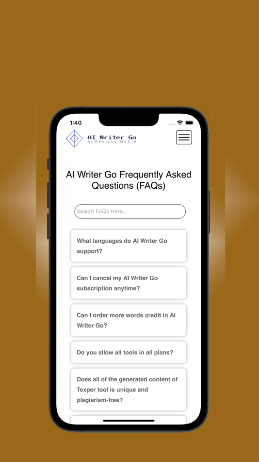#4. AI Writer Go (iOS) 由: Almaville Media, LLC.