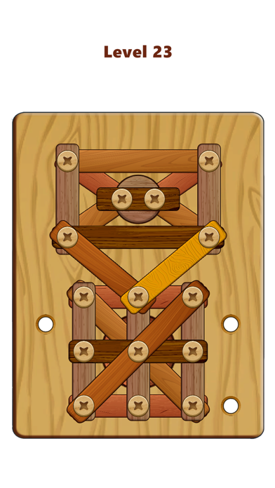 Wood Nuts & Bolts Puzzle screenshot 2