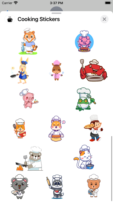 Screenshot #3 pour Cooking Stickers