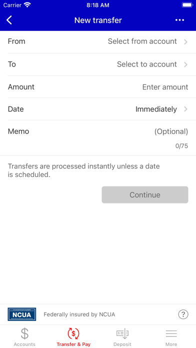 Westchester Schools FCU Screenshot