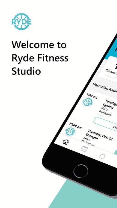 Ryde Fitness Studio New Screenshot