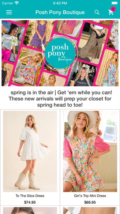 Posh Pony Boutique Screenshot 1 - AppWisp.com Posh Pony Boutique Screenshot 1 - AppWisp.com