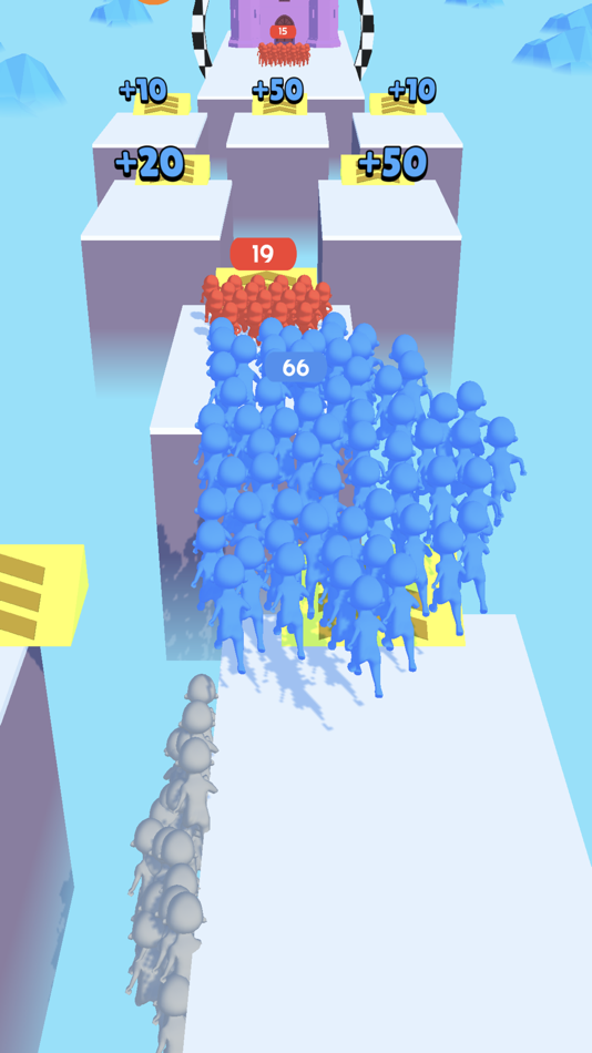 #7. Jumping Crowd! (iOS) Podle: Rajat Ujawane