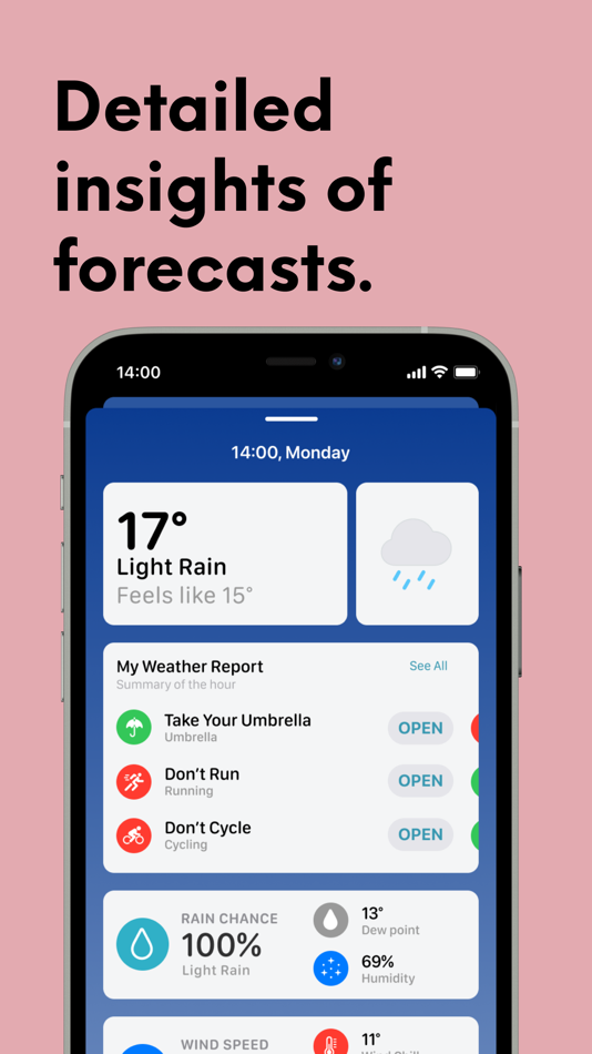 #8. Weather AI: Forecast/Map/Radar (iOS) 由: PB Studios OU