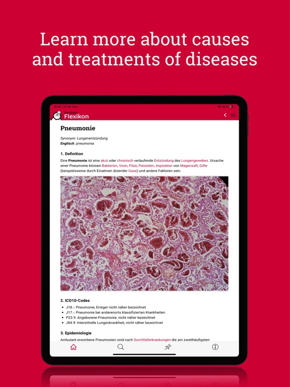 DocCheck Flexikon iPad screenshot 2 - Medical app