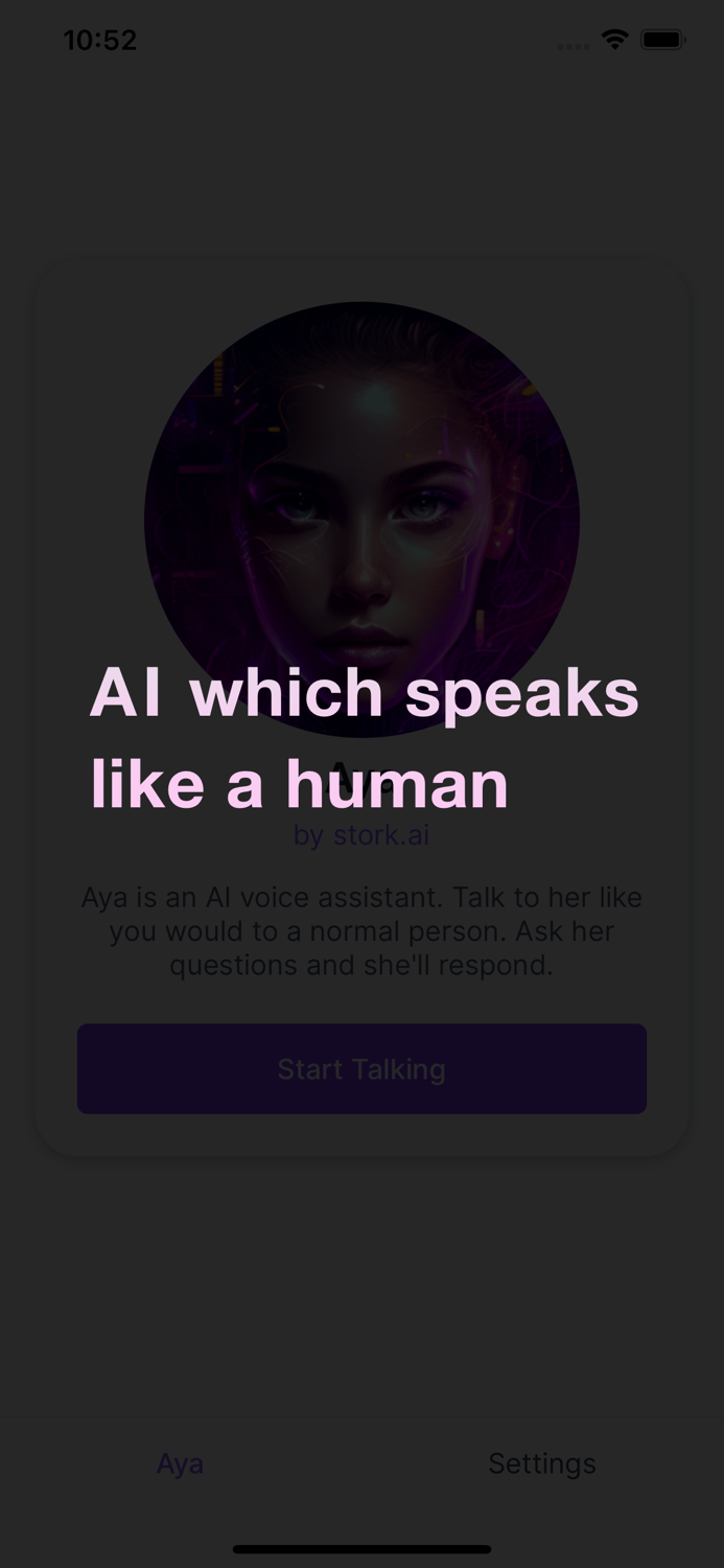 Aya – Voice AI Assistant