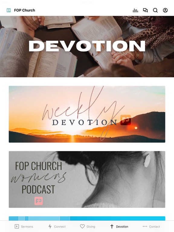 Fellowship of Praise Church iPad screenshot 3 - Lifestyle app