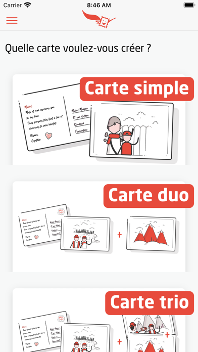 Timbreos, votre carte postale Screenshot