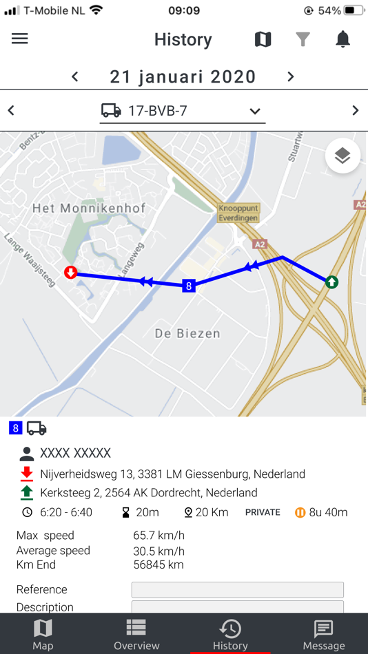 #4. EasyTrack Mobile (iOS) 由: Rietveld Truck Rendement Service B.V.