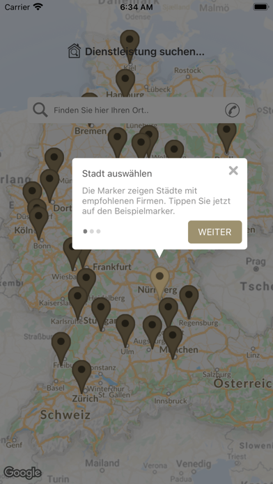Hausverwaltung Dienstleister Screenshot