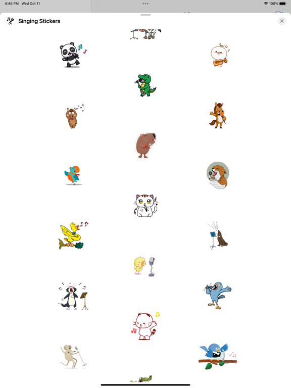 Screenshot #5 pour Singing Stickers