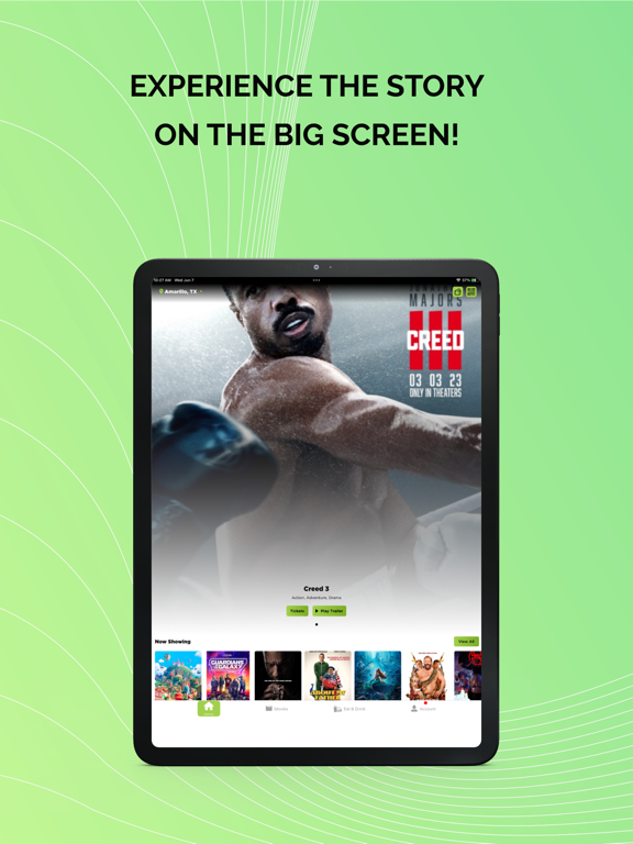 Cinergy Cinemas iPad screenshot 6 - Entertainment app