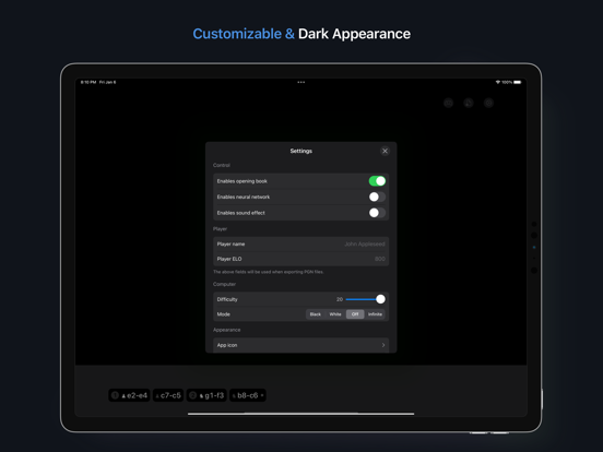 ChessBot iPad screenshot 5 - Sports app