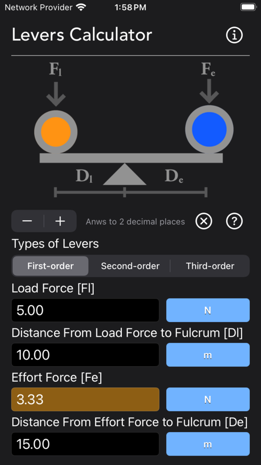 #6. Levers Calculator (iOS) 由: Nitrio