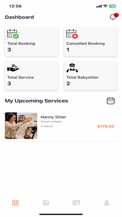 NannyNow Provider app screenshot